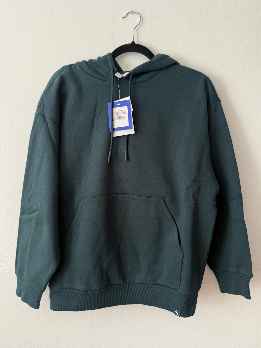 JoyLab Dark Green Hooded Pullover Sweatshirt